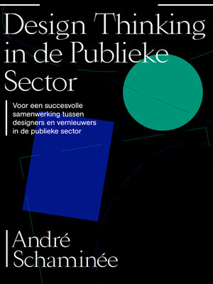cover image of Design thinking in de publieke sector